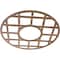 Ekena Millwork O'Neal Wood Fretwork Pierced Ceiling Medallion, Walnut, 26"OD x 9 1/2"ID x 3/8"T CMWP26X26X0375ONWA - alternate 5